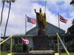 Original King Kamehameha Statue at Kapa'au